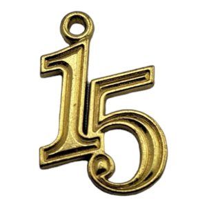 Graduation Tassel Pendant Golden Charm 2015 Jostens Grad, Celebration, Goal